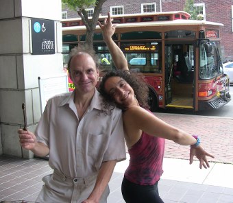 Brian and Cleo, a dancer from NYC
